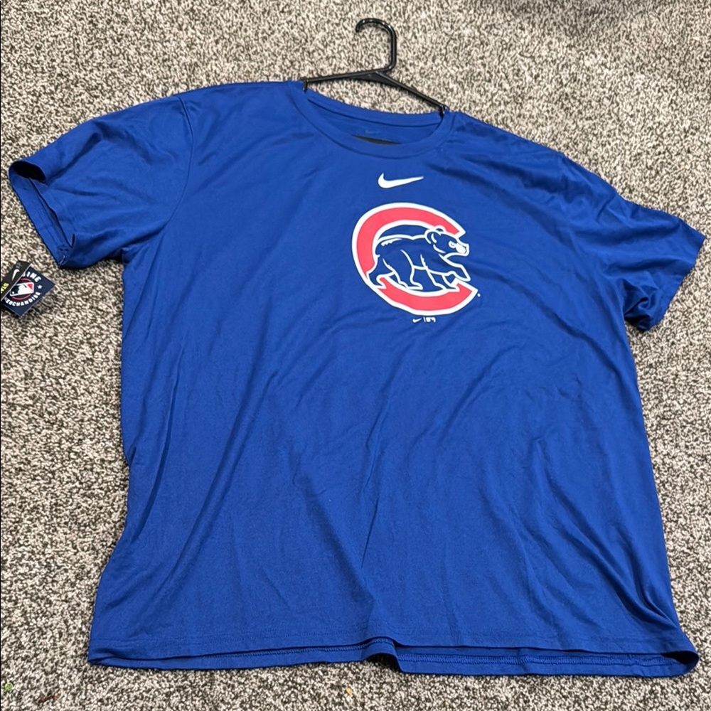Nike Blue Chicago Cubs Short Sleeve Tee
